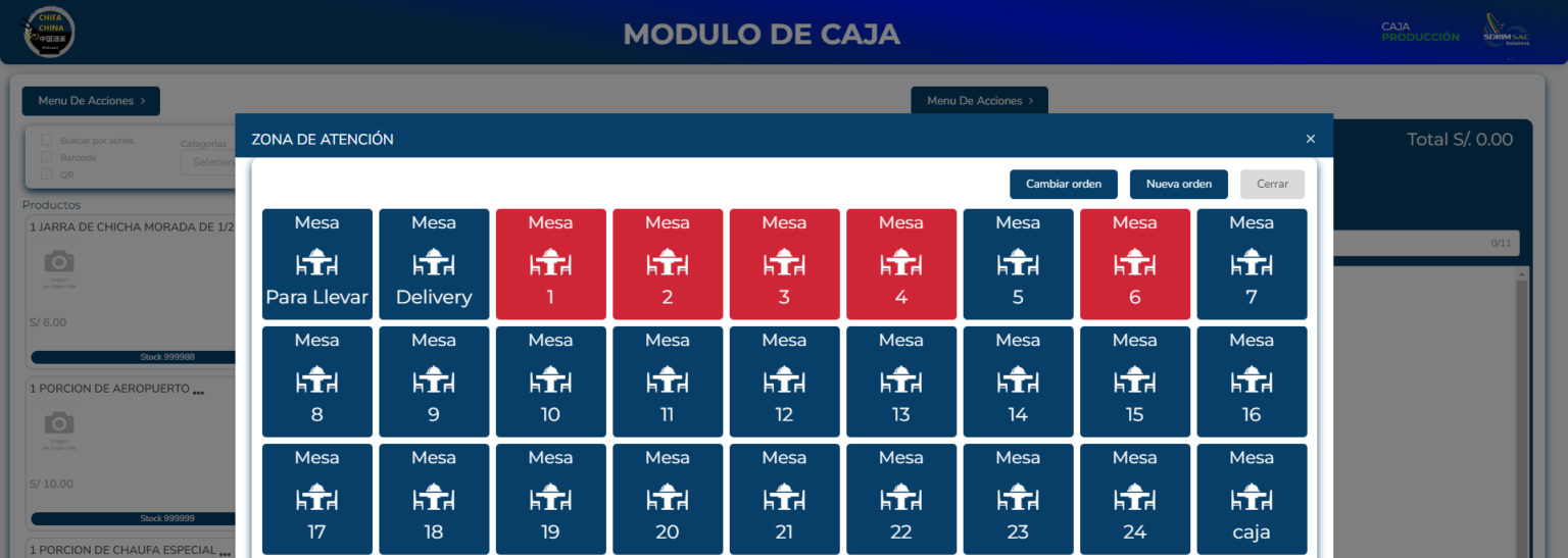 Mesa Caja