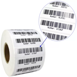 Papel térmico y etiquetas / Papel Etiquetas Térmico Directo – 1 rollo 100x50mm 1 colum – mil etiquet