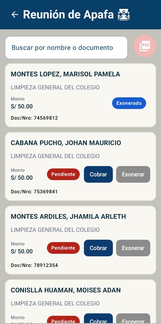 Comprobantes